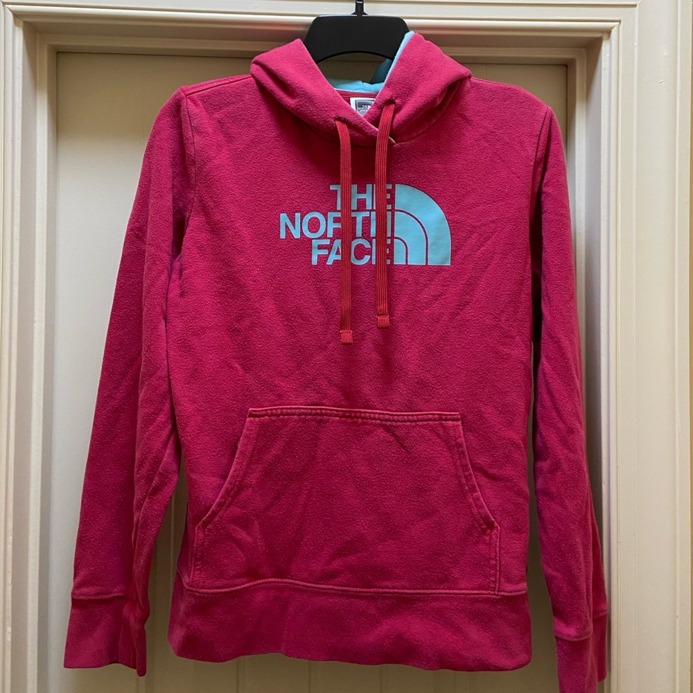Womens North Face hooded sweatshirt size Small
